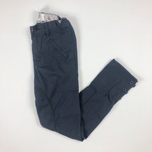 NWT H&M 9-10 Navy Blue Corduroy Pants Adjustable